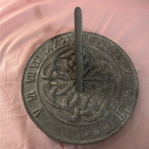Vintage Pewter Sundial Carson Statesmetal Freeport PA USA - Celtic